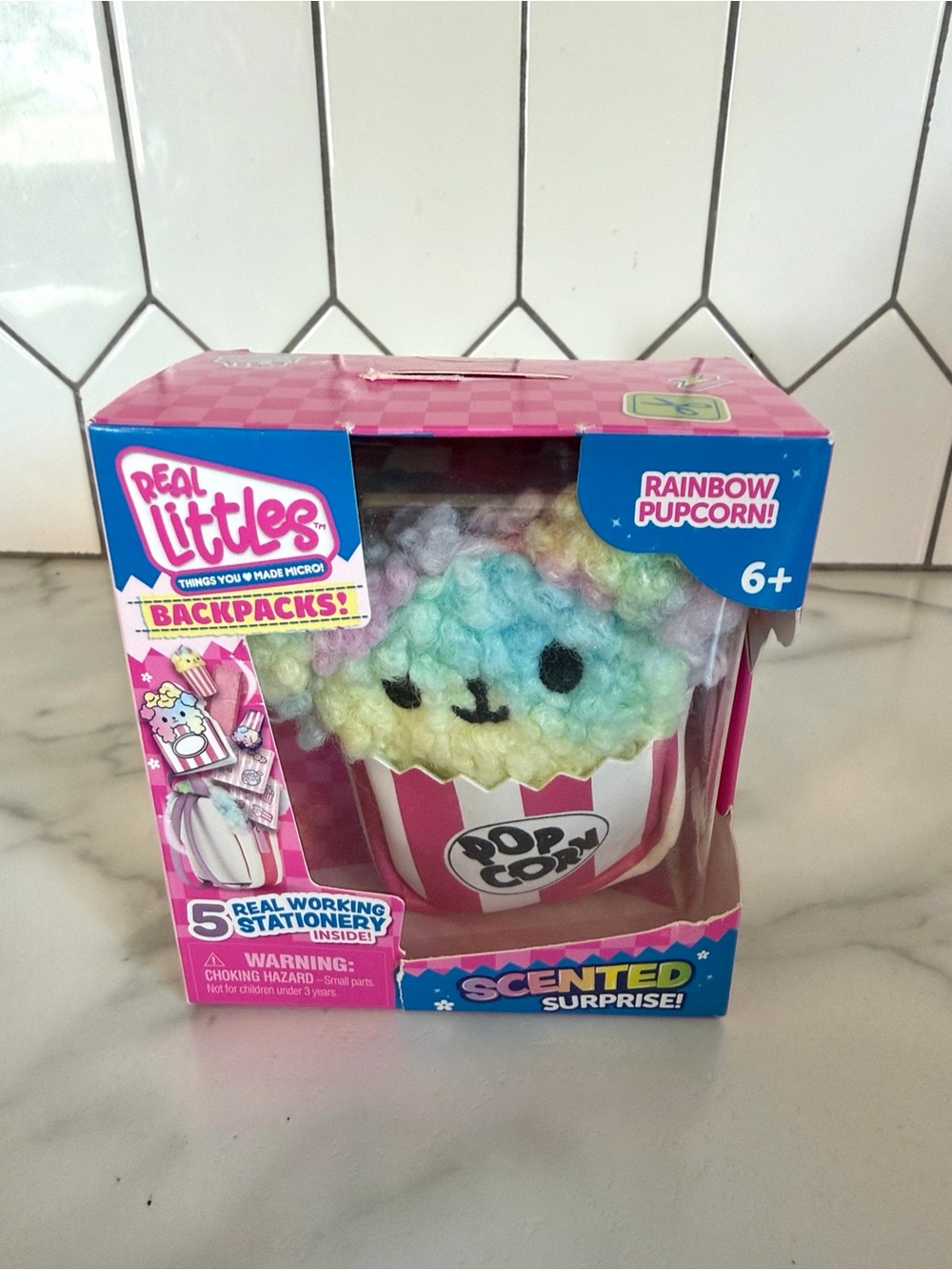 NIB Real Littles “Rainbow Pupcorn” Mini Scented Surprise Backpack